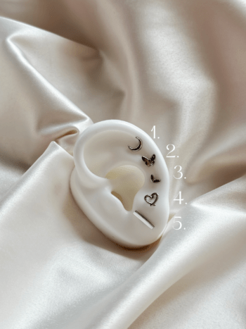 Náušnička "Piercing" strieborná