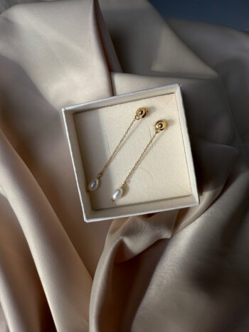 Náušnice Long Pearl